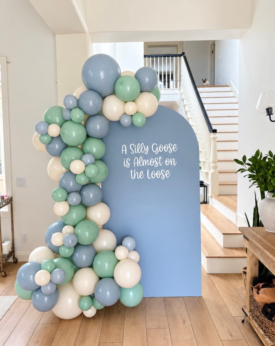 The Signature: Balloon Backdrop & Garland